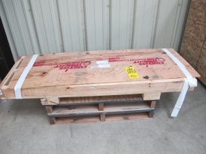 LOT (9) STUD, DOUBLE ENDED TYPE, 2" DIA X 56" LG (7" THREAD EACH END) SIZE, 4.5 NC THREADS-A, 4.5 NC THREADS-B, ALLOY STEEL MATERIAL, A354 SPECIFICATION, BC GRADE (W-44) LOADING & HANDLING FEE $45-